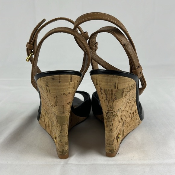 Tory Burch Ashton patent leather cork wedge 
Size: 6 1/2 - Picture 10 of 11